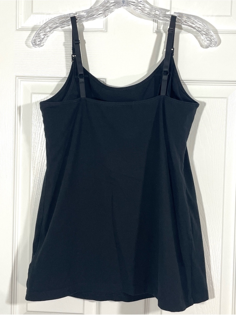 LOVE by GAP Nursing Black Camisole Tank Top Size Medium Adjustable Straps - Picture 3 of 6